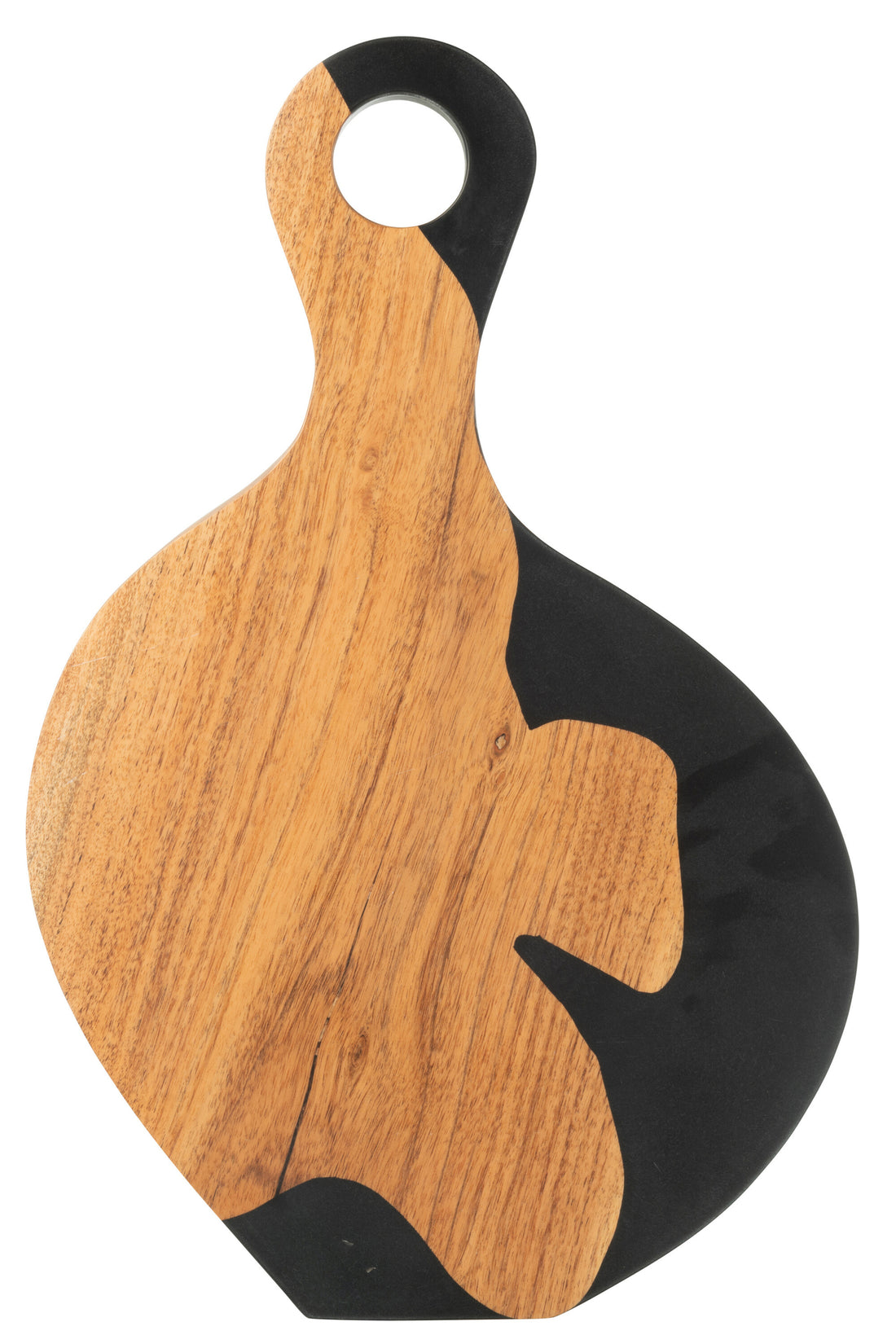 Snijplank Modern Acacia Hout/Epoxyhars Naturel/Zwart J-Line