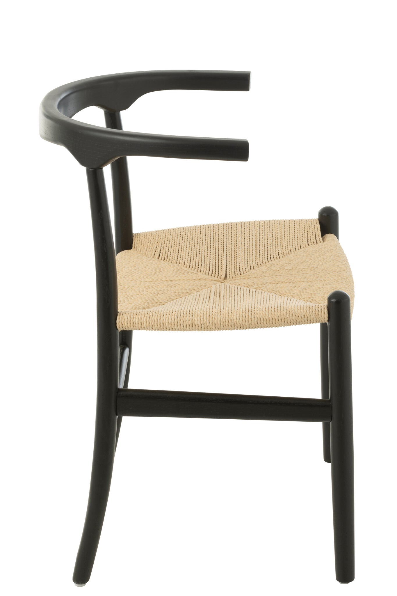 Stoel Toon Beukenhout/Touw Zwart J-Line