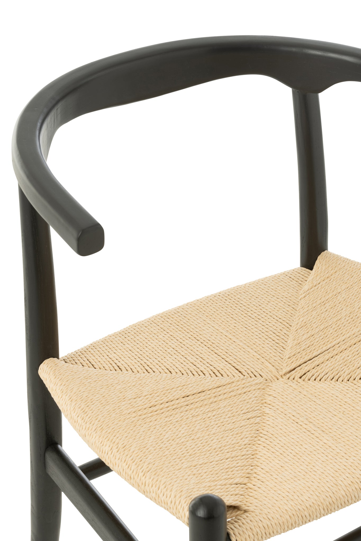 Stoel Toon Beukenhout/Touw Zwart J-Line