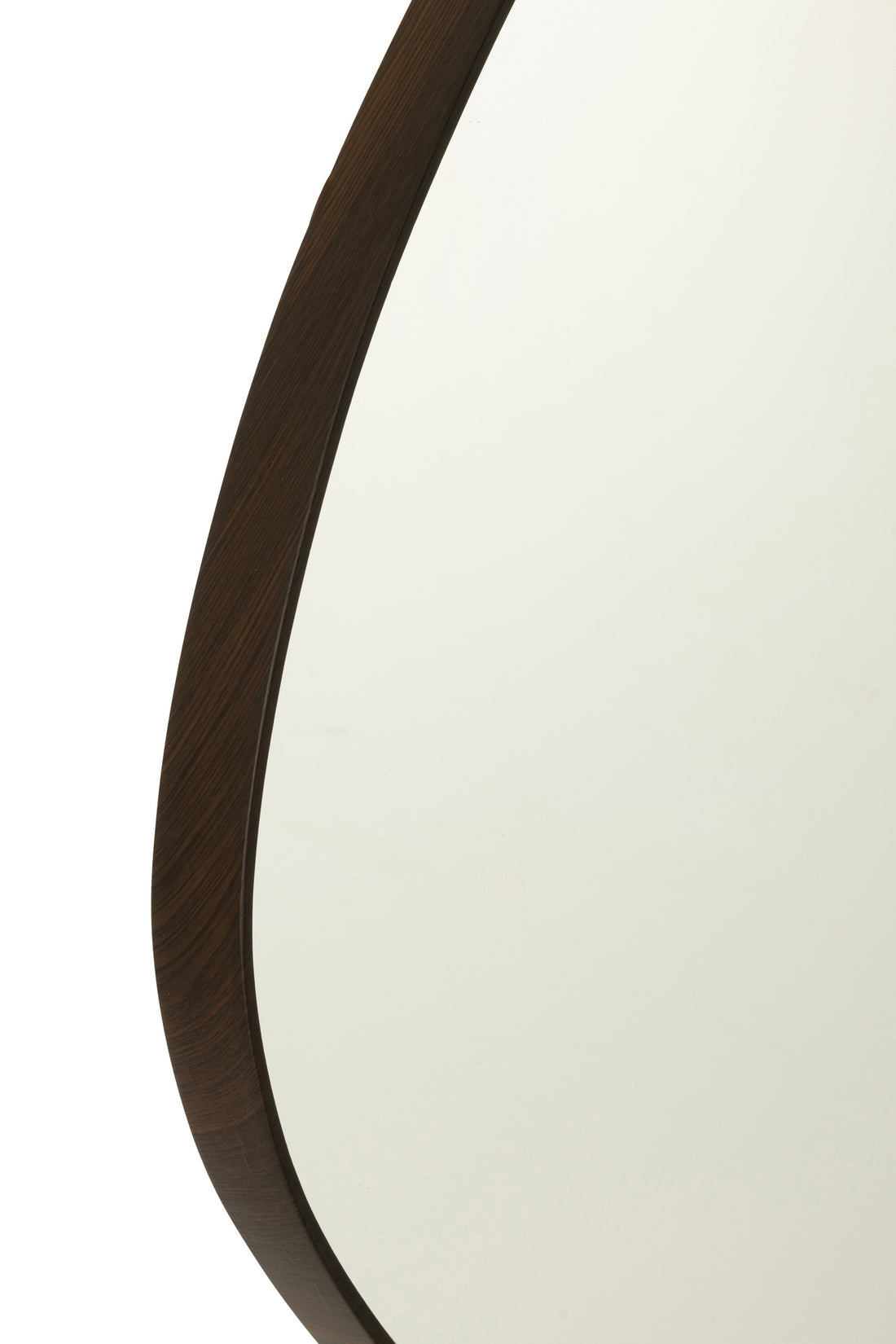 Wandspiegel Abstract Spiegel/Mdf Donkerbruin Large
