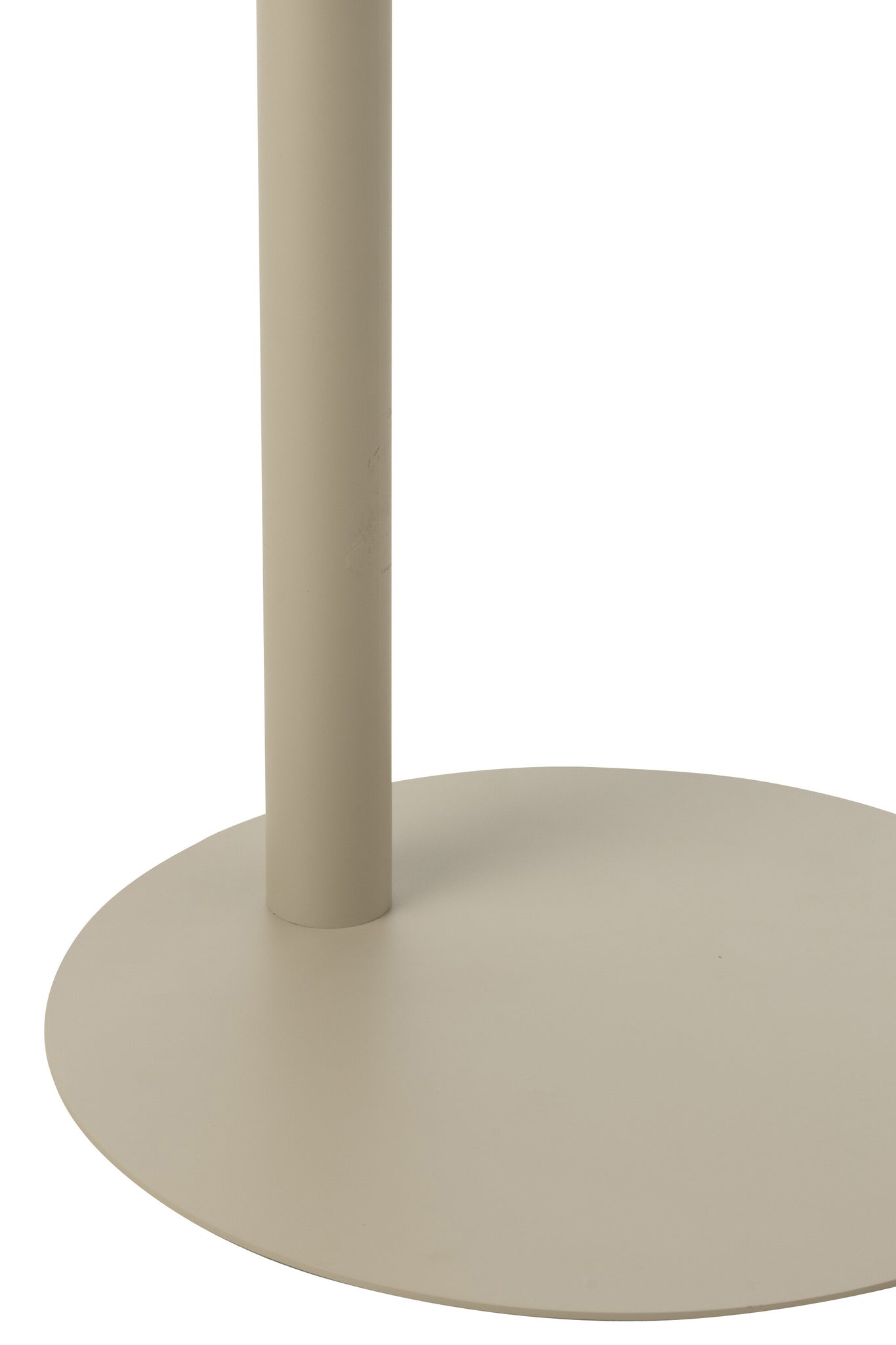 Bijzettafel Rond Metaal Beige J-Line