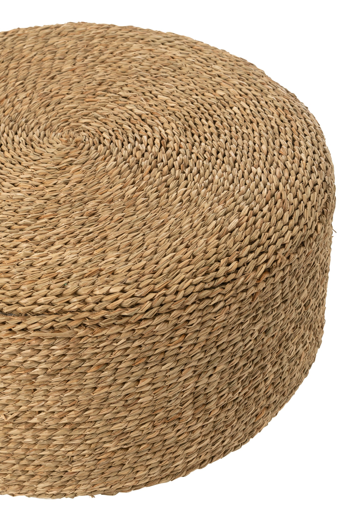 Poef Rond Zeegras Naturel J-Line