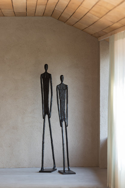 Figuren Wandelen Aluminium Zwart Set van 2 H150cm J-Line
