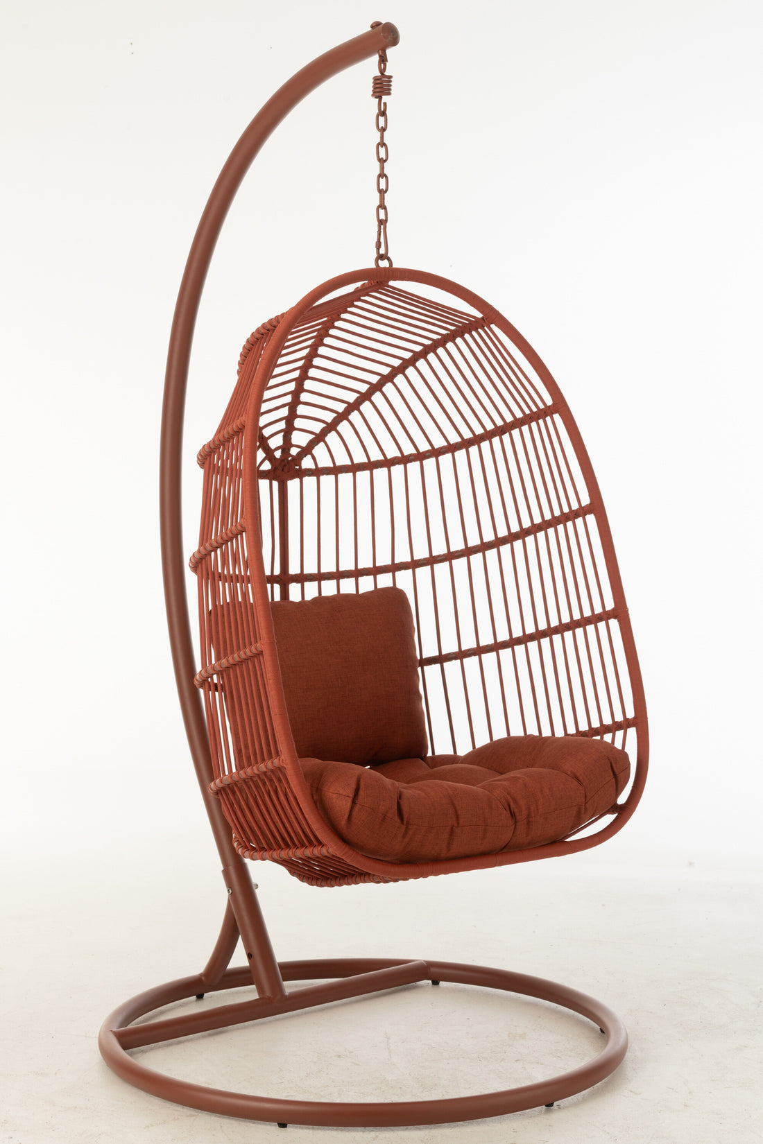 Hangstoel Egga Metaal/Koord Rood J-Line