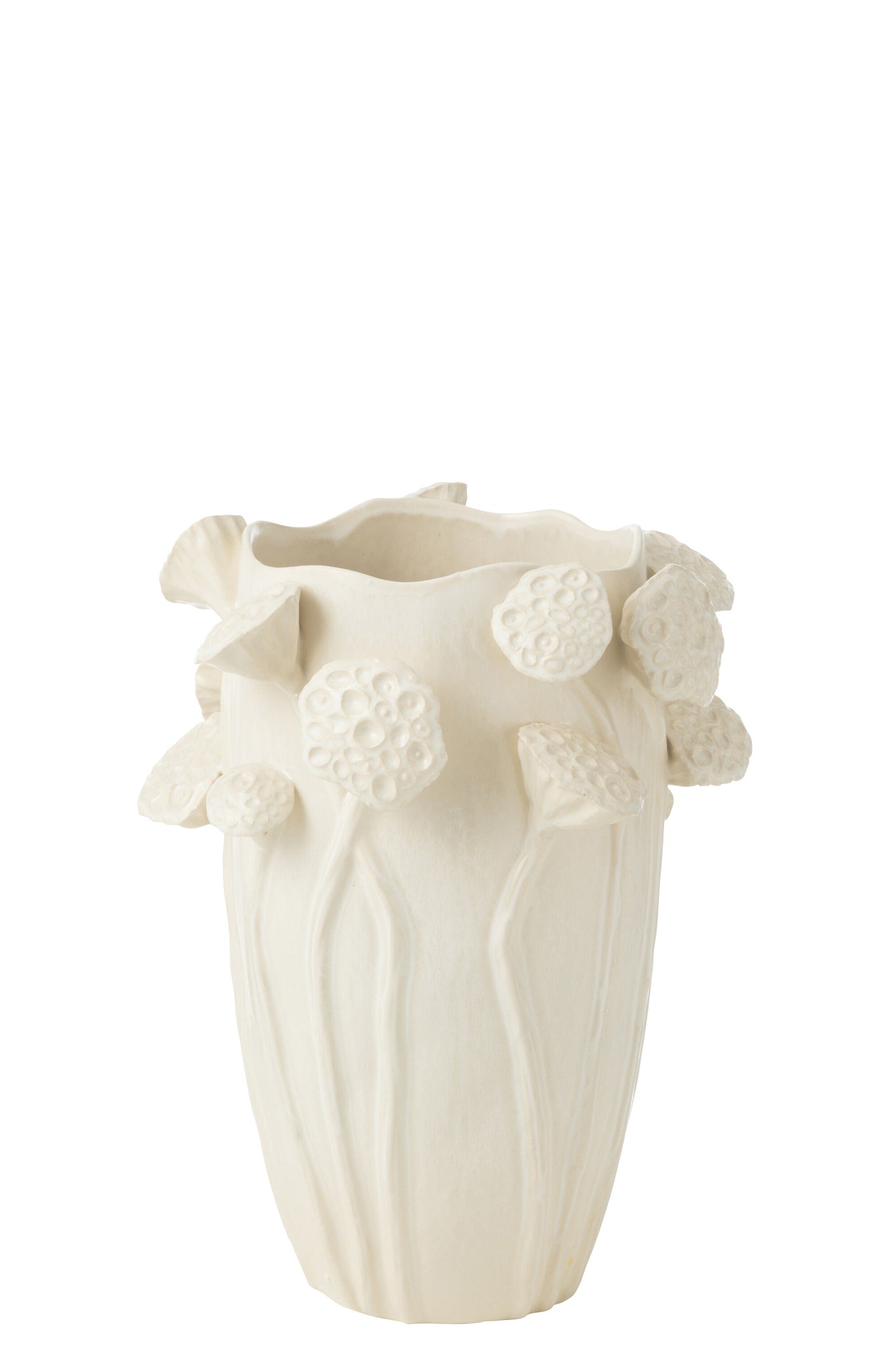Vaas Botanica Lotus Klei Beige Small