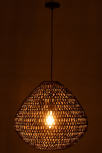 Hanglamp Metaal Getwist Donker Naturel J-Line