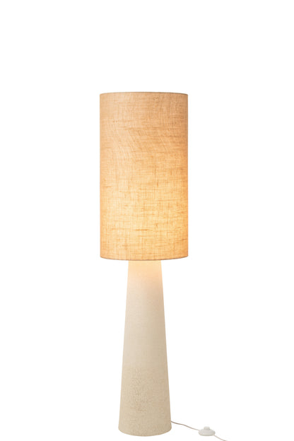 Vloerlamp Ava Glasvezel/Jute Naturel Small H140cm J-Line