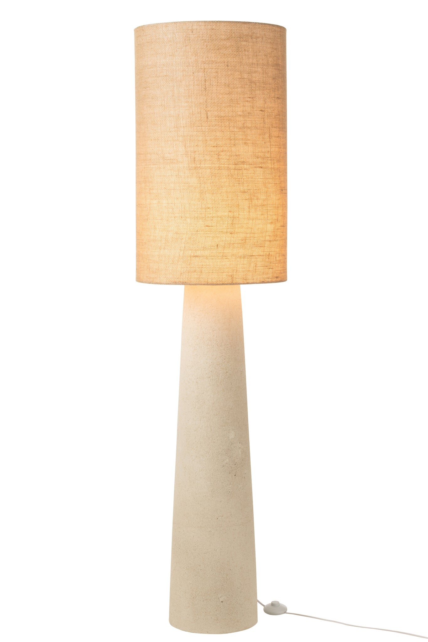 Vloerlamp Ava Glasvezel/Jute Naturel Large H168,5cm J-Line