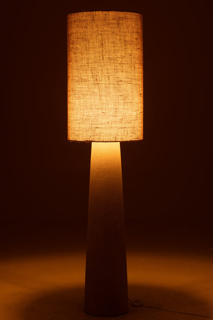 Vloerlamp Ava Glasvezel/Jute Naturel Large H168,5cm J-Line