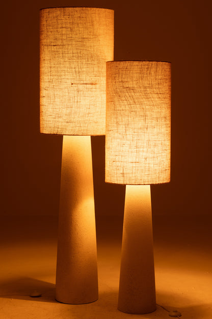 Vloerlamp Ava Glasvezel/Jute Naturel Large H168,5cm J-Line