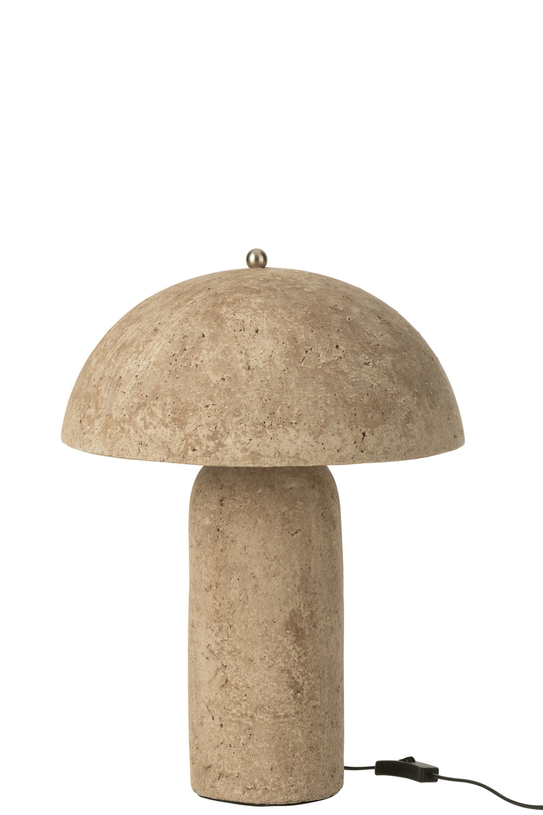 Tafellamp Paddenstoel Papier Mache Beige J-Line