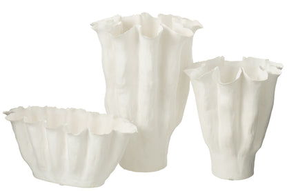 Vaas Calyx Keramiek Wit Large J-Line