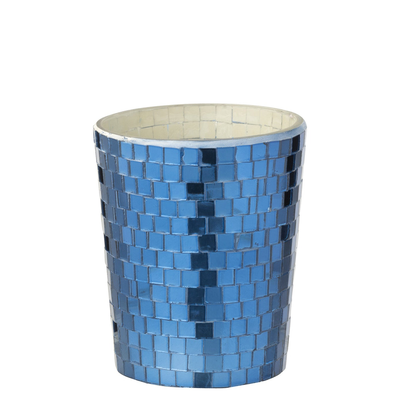 Geurkaars Spiegel Glas Blauw J-Line