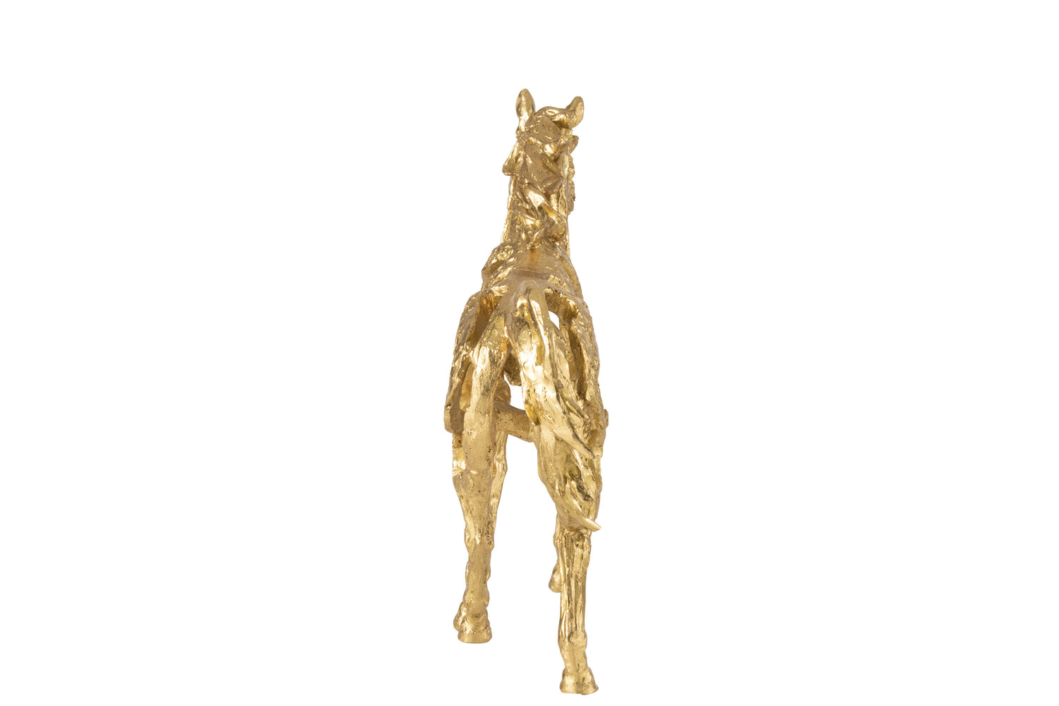 Paard Rennen Polyresin Goudkleurig Small J-Line