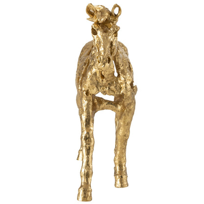 Paard Rennen Polyresin Goudkleurig Large J-Line