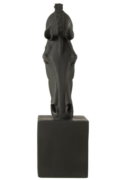 Paard Op Voet Zwart Large J-Line