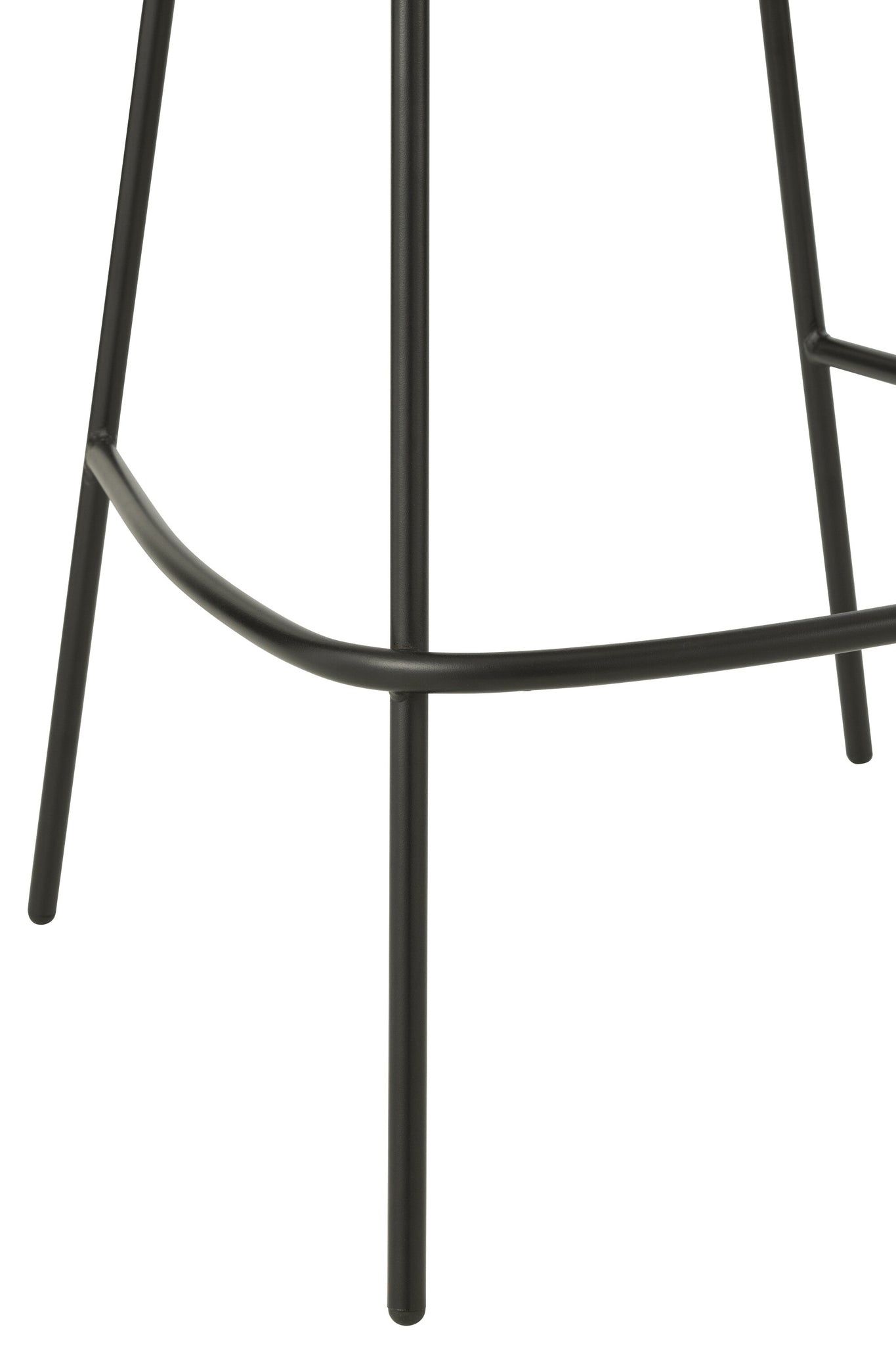 Barkruk Ijzer Grijs/Zwart - J-Line