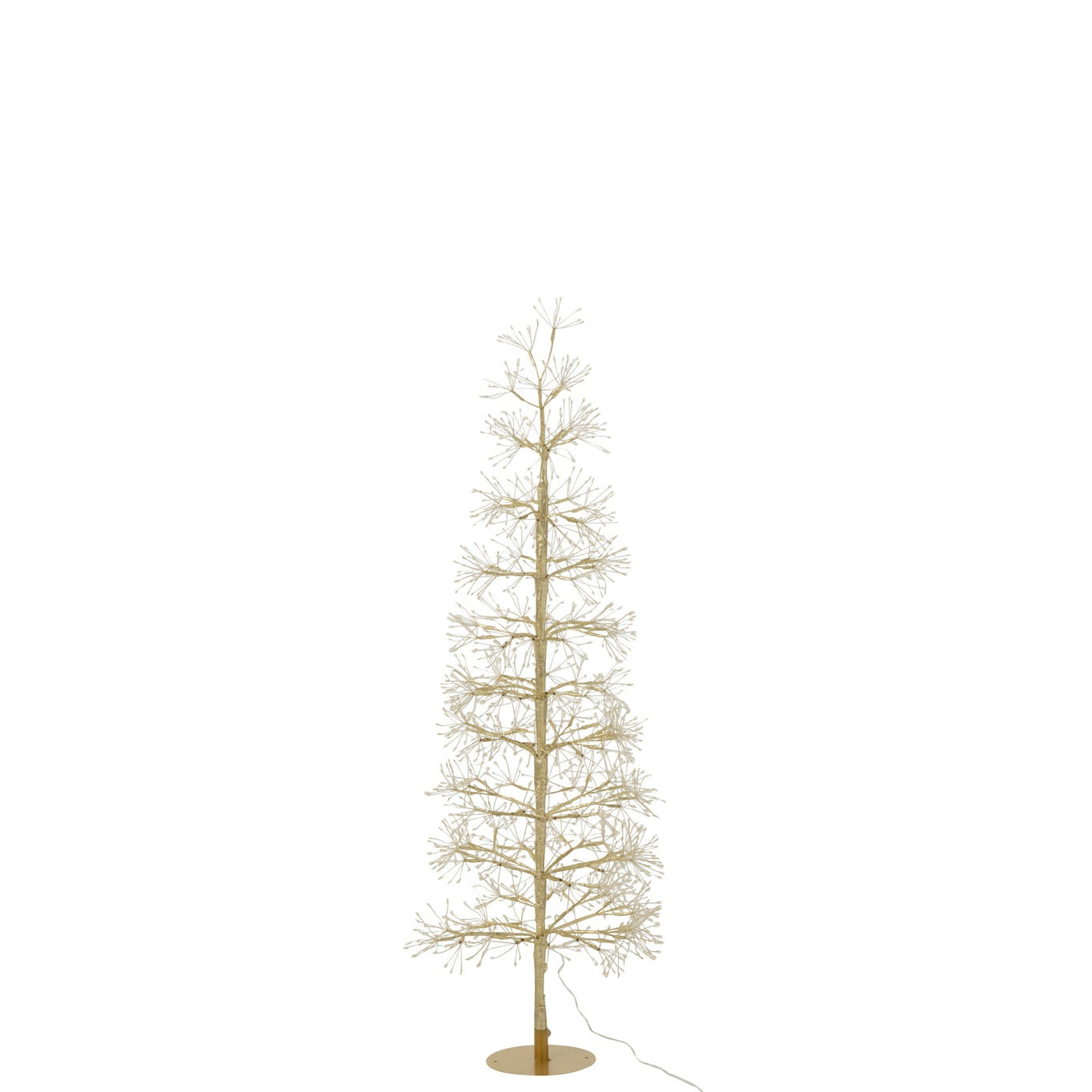 Boom Led Warm Witte Lichten Ijzer Goudkleurig Medium H120cm J-Line