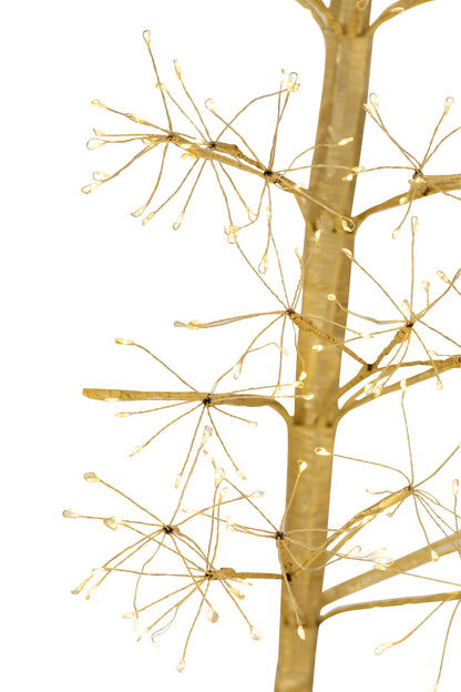 Boom Led Warm Witte Lichten Ijzer Goudkleurig Medium H120cm J-Line