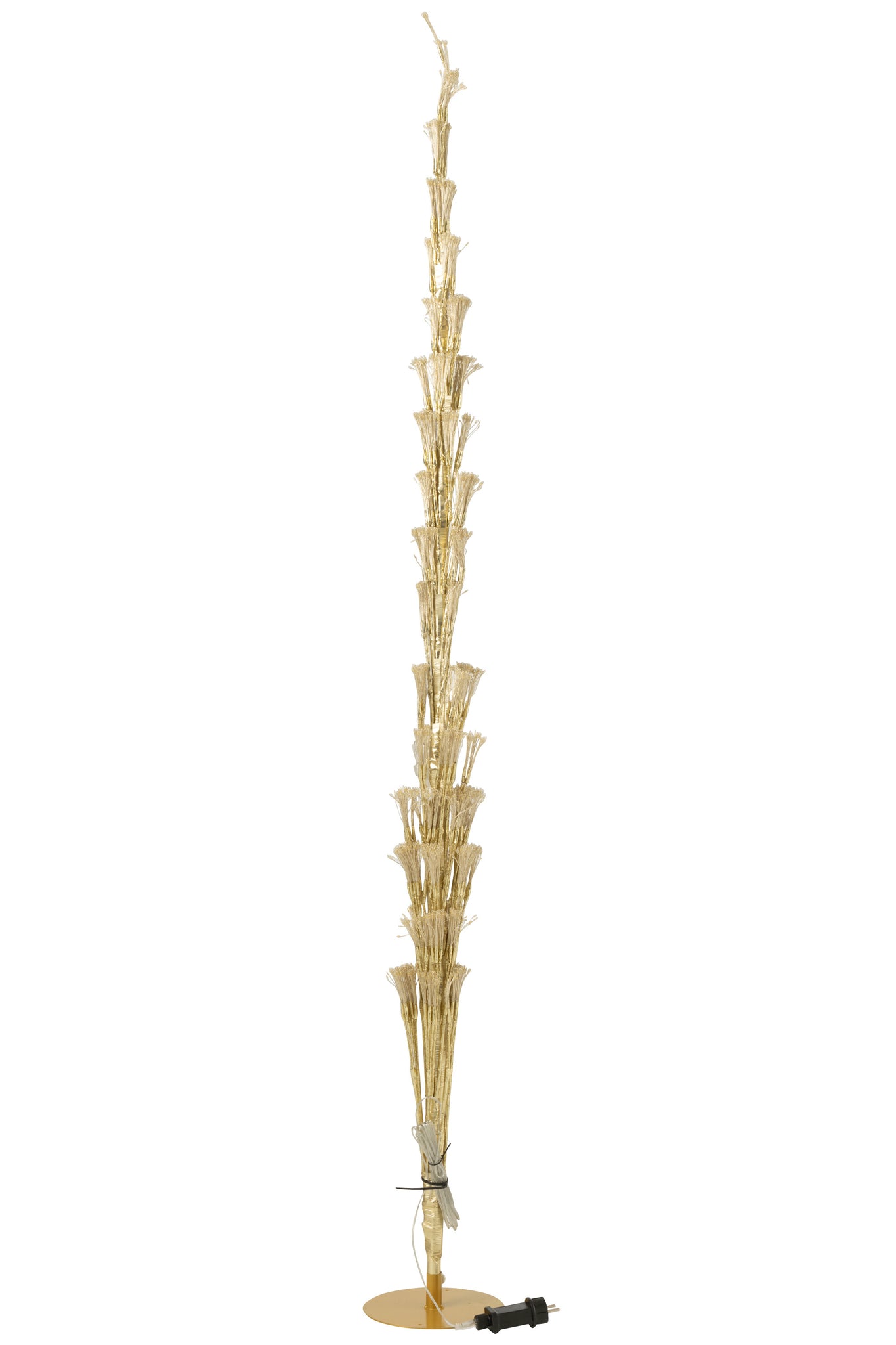 Boom Led Warm Witte Lichten Ijzer Goudkleurig Extra Large H240cm J-Line