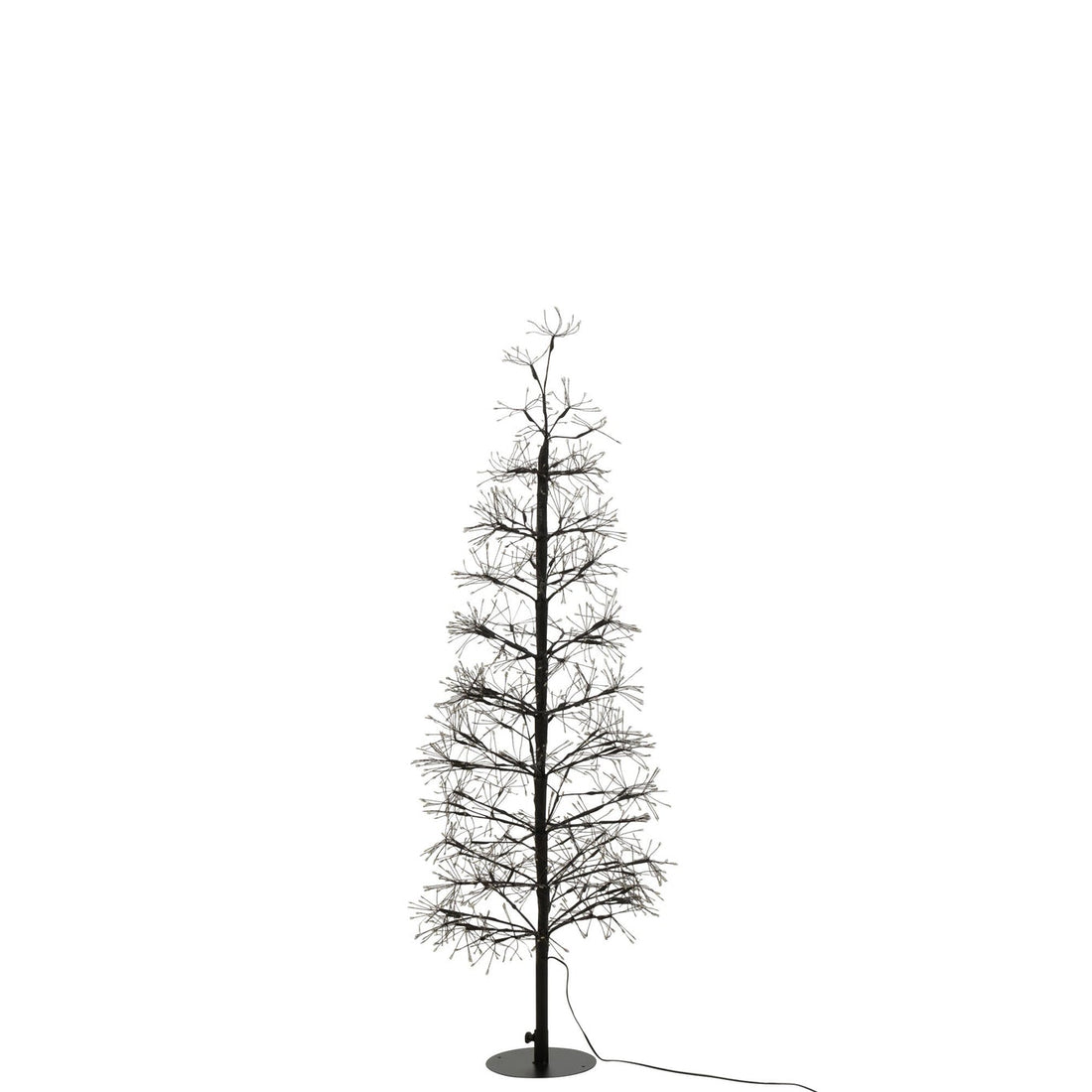 Boom Led Warm Witte Lichten Ijzer Zwart Medium H120cm J-line