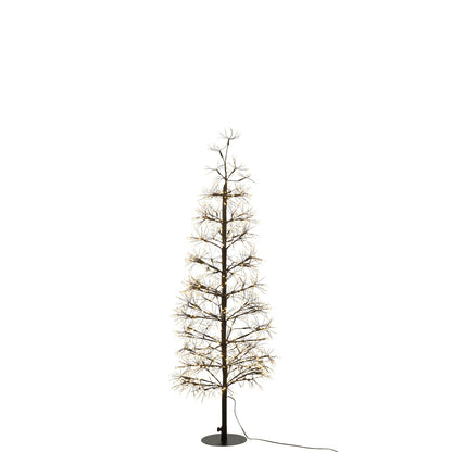 Boom Led Warm Witte Lichten Ijzer Zwart Medium H120cm J-line