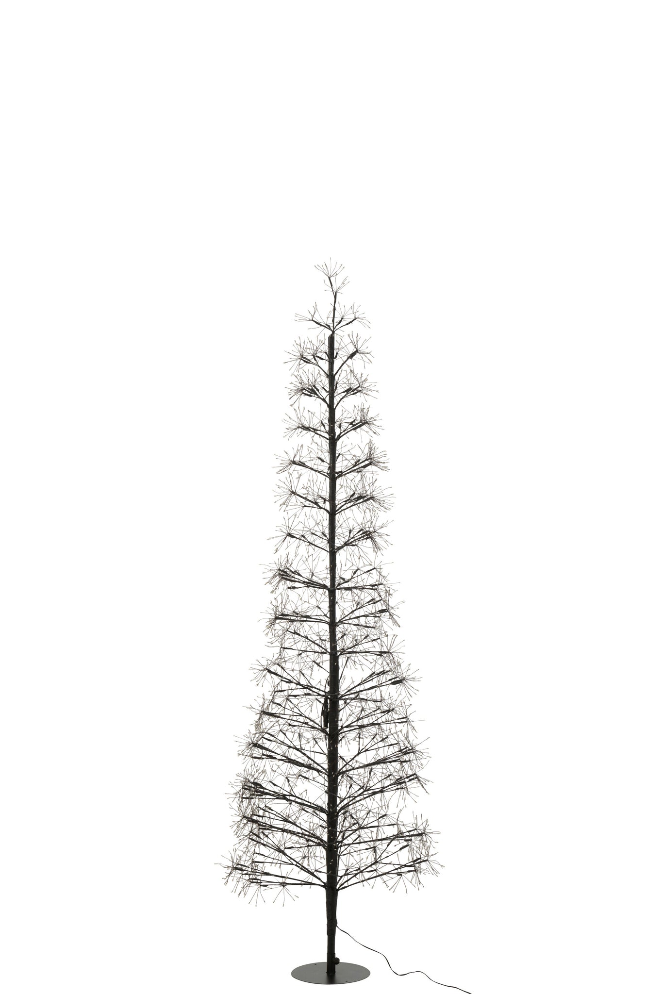 Boom Led Warm Witte Lichten Ijzer Zwart Large H180cm J-Line