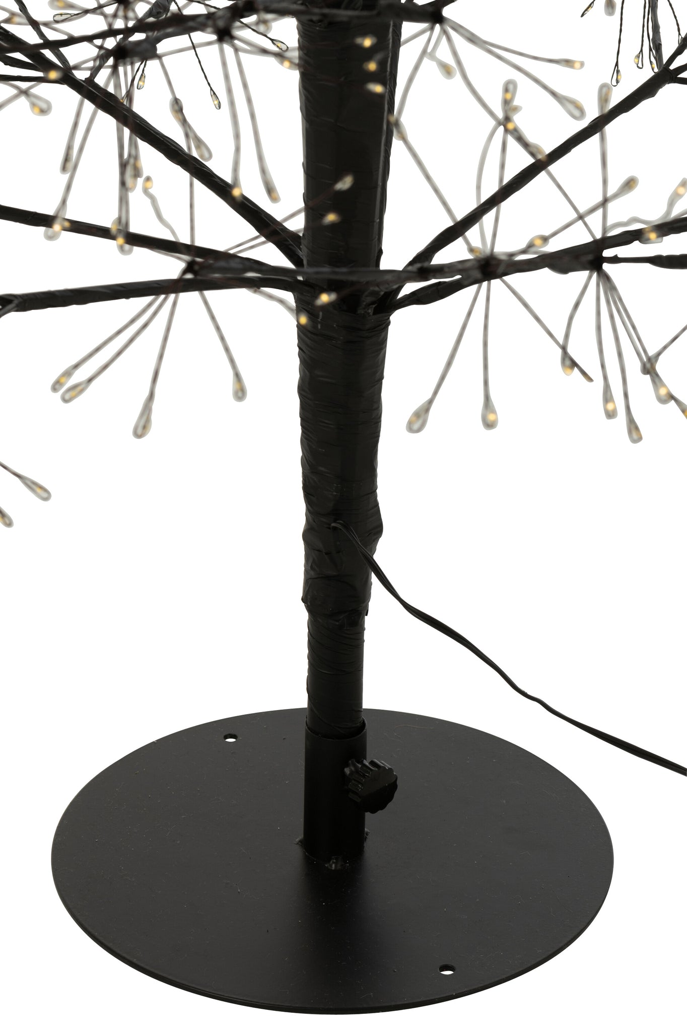Boom Led Warm Witte Lichten Ijzer Zwart Large H180cm J-Line