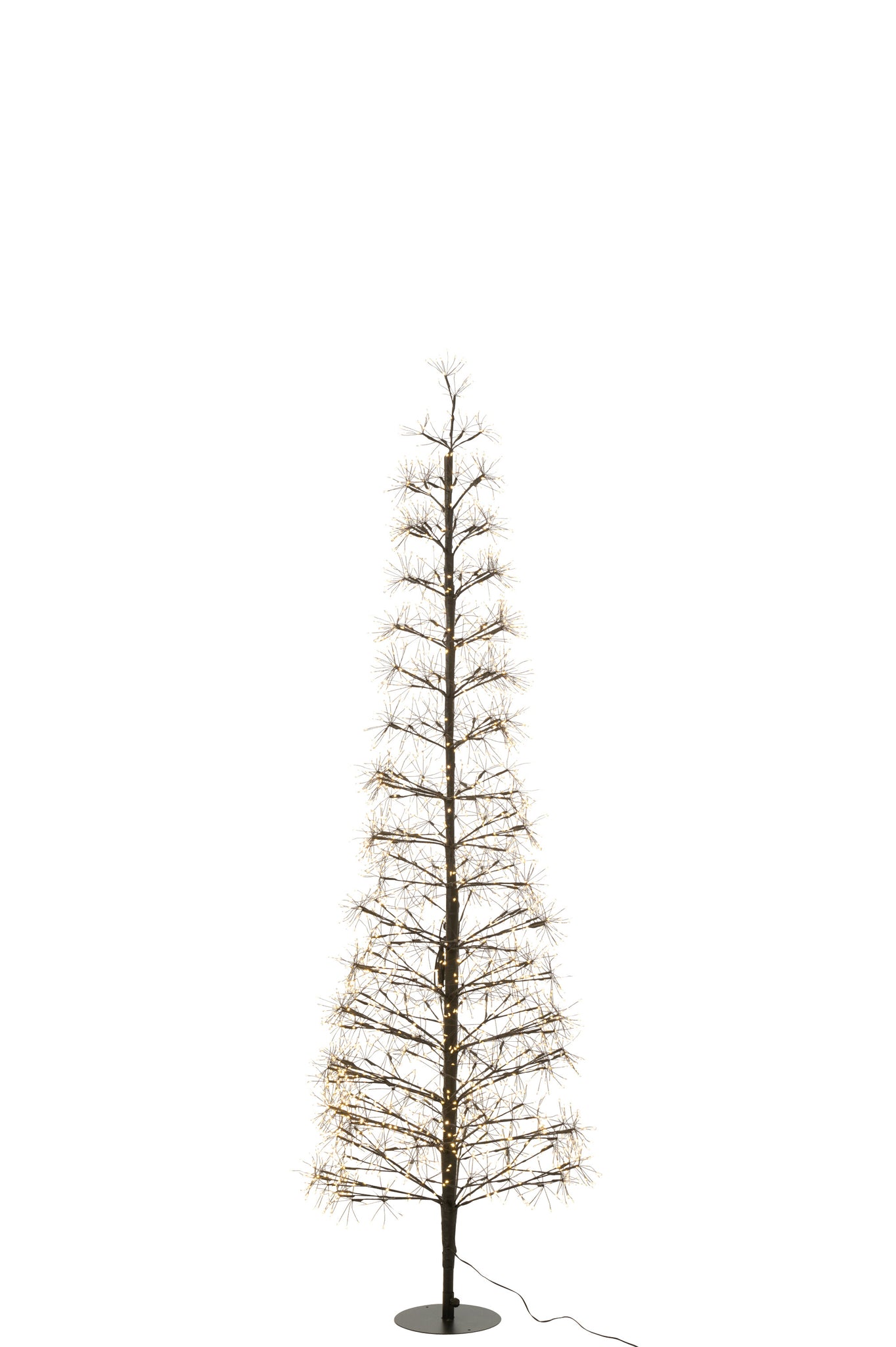 Boom Led Warm Witte Lichten Ijzer Zwart Large H180cm J-Line
