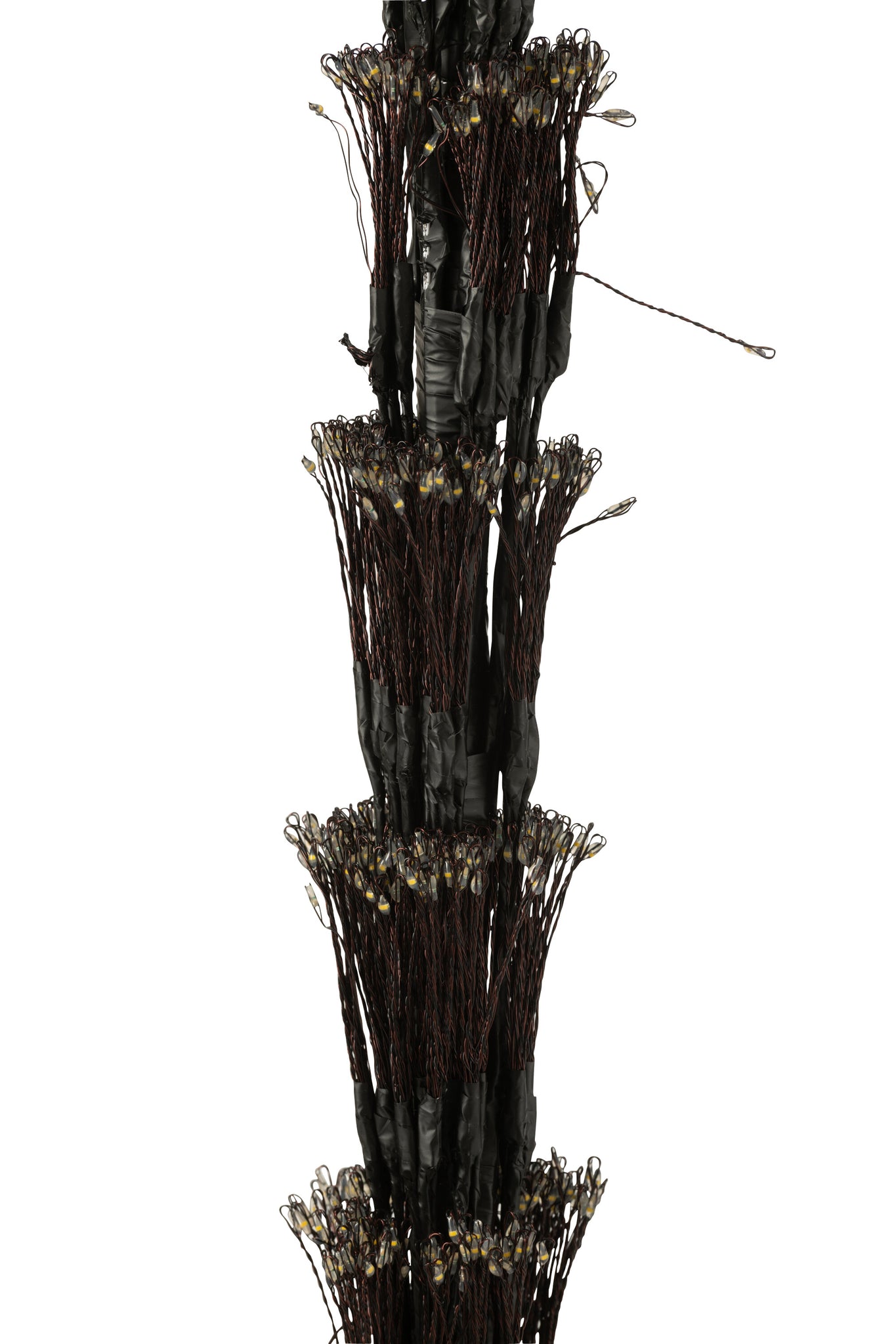 Boom Led Warm Witte Lichten Ijzer Zwart Extra Large H240cm j-Line