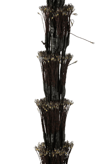 Boom Led Warm Witte Lichten Ijzer Zwart Extra Large H240cm j-Line