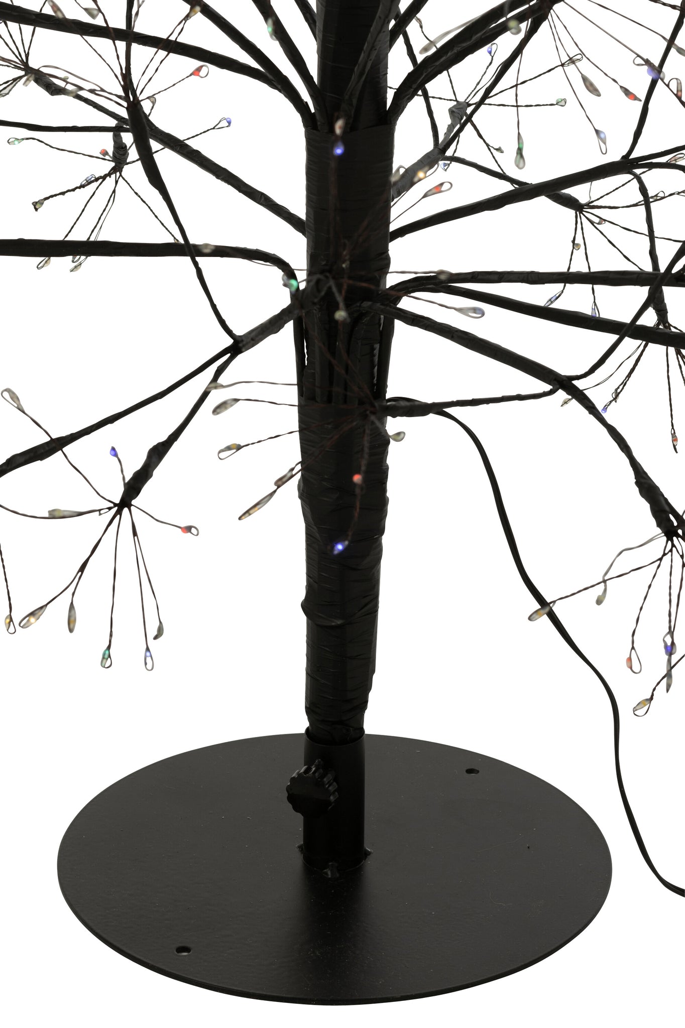 Kerstboom Led Multicolor Lichten Metaal Zwart Large H180cm J-Line