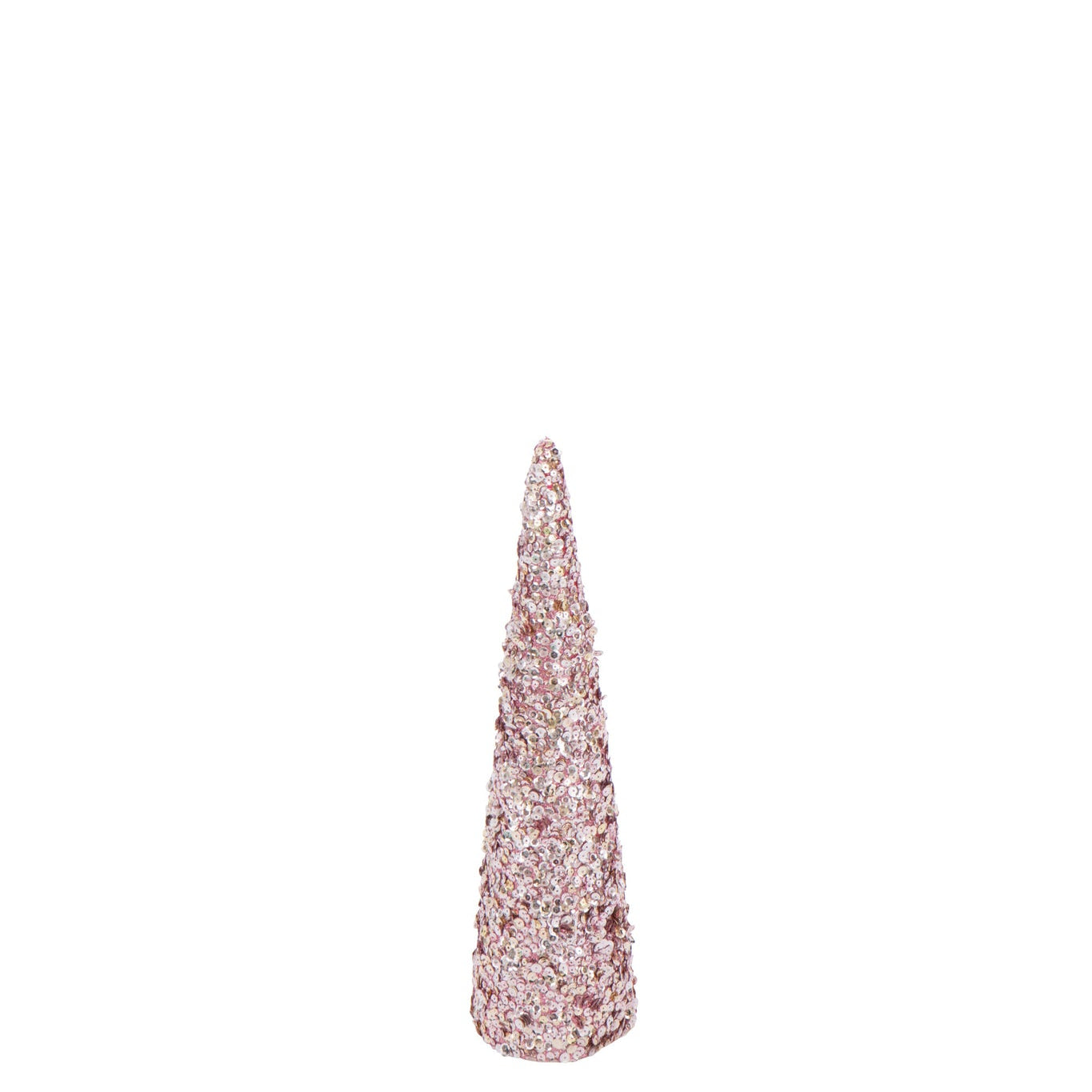 Kegel Pailletten Schuim Lichtroze Small  H46cm J-Line