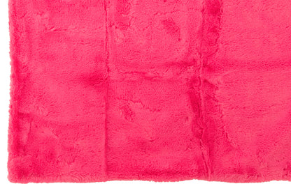 Deken Cutie Polyester Fluo Roze L130x180cm J-Line