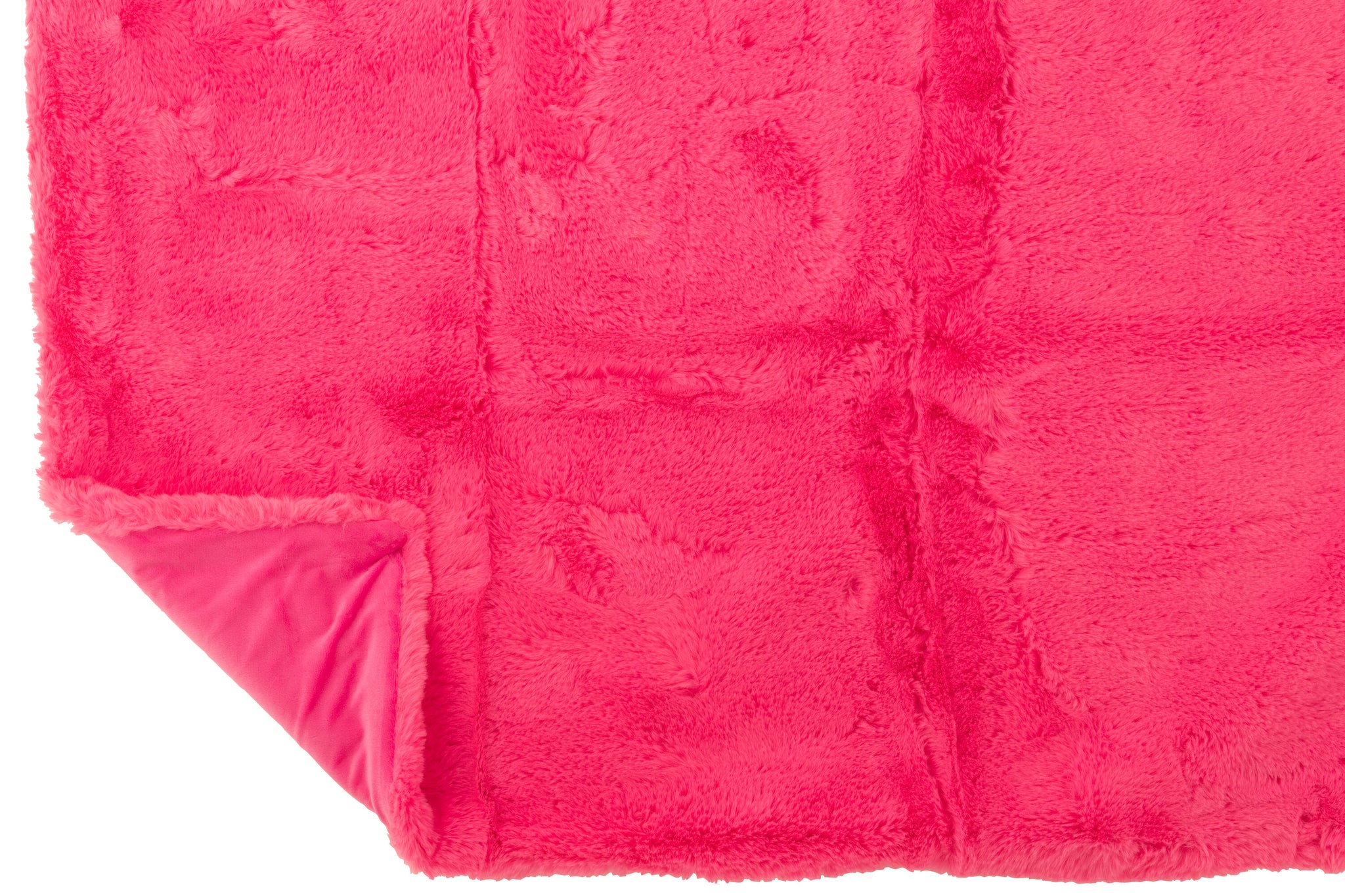 Deken Cutie Polyester Fluo Roze L130x180cm J-Line