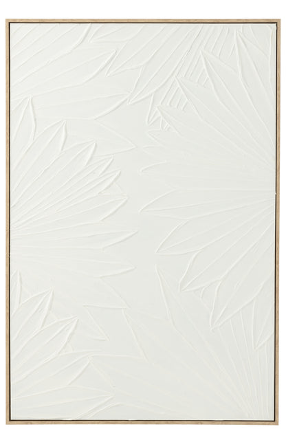 Schilderij Koy Dennenhout Wit J-Line