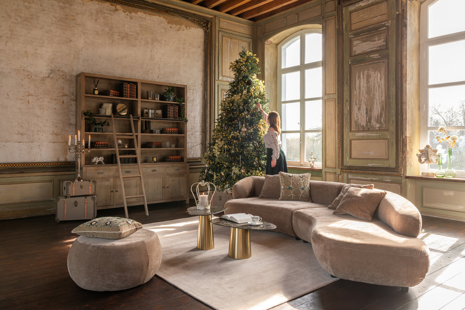Kerstboom 4000 Led Kunstmatig Donkergroen Extra Large H325cm J-Line