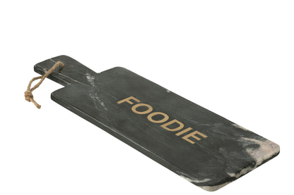 Kaasplank Foodie Rechthoek Marmer Zwart/Goudkleurig Large J-Line