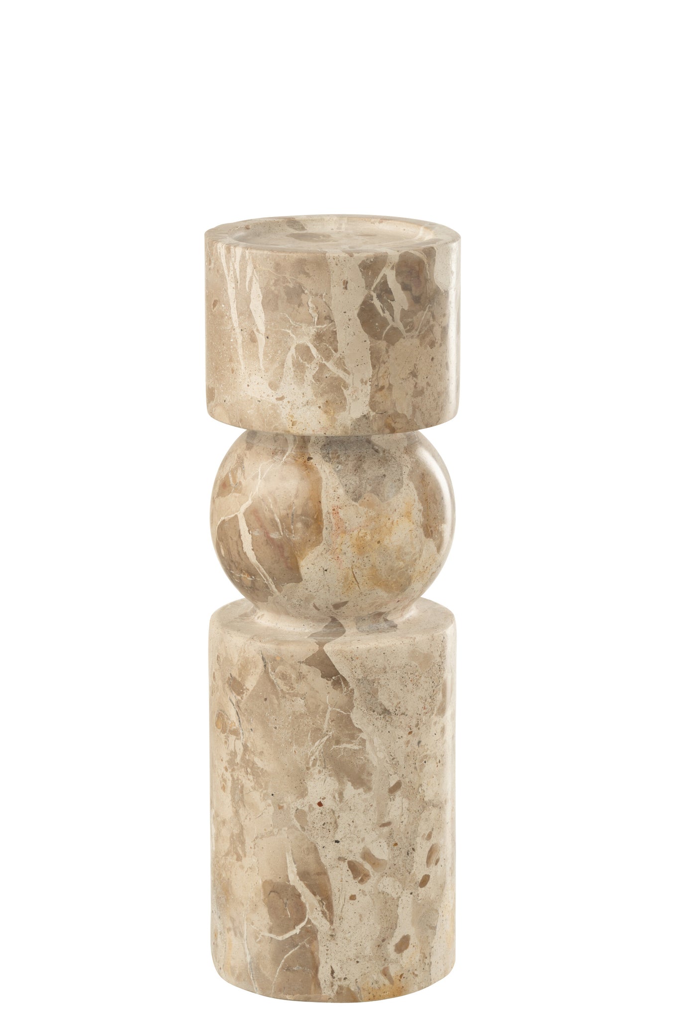 Kaarshouder Marmer Beige Large J-Line
