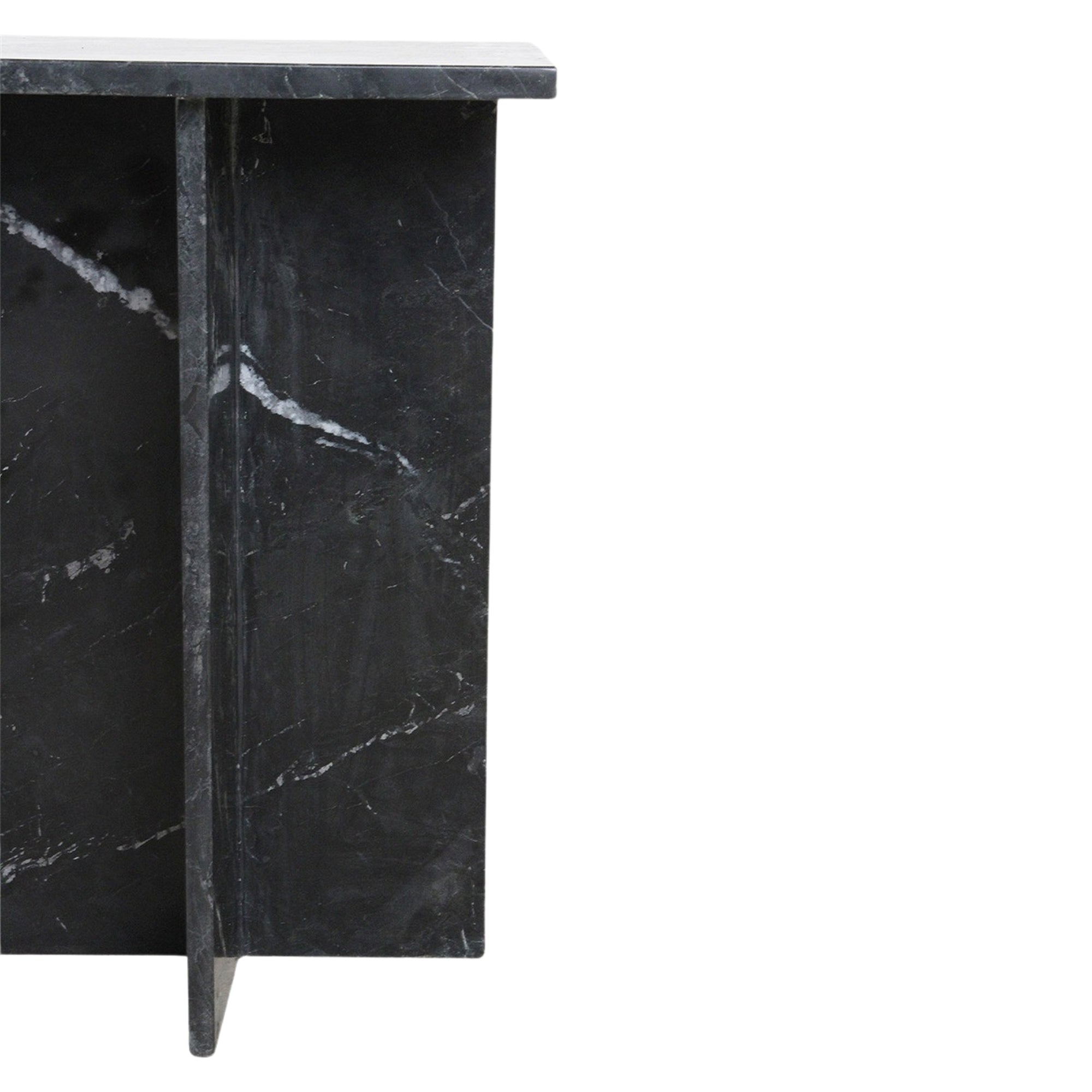 Bijzettafel Shanghai Marmer Zwart Raw Materials