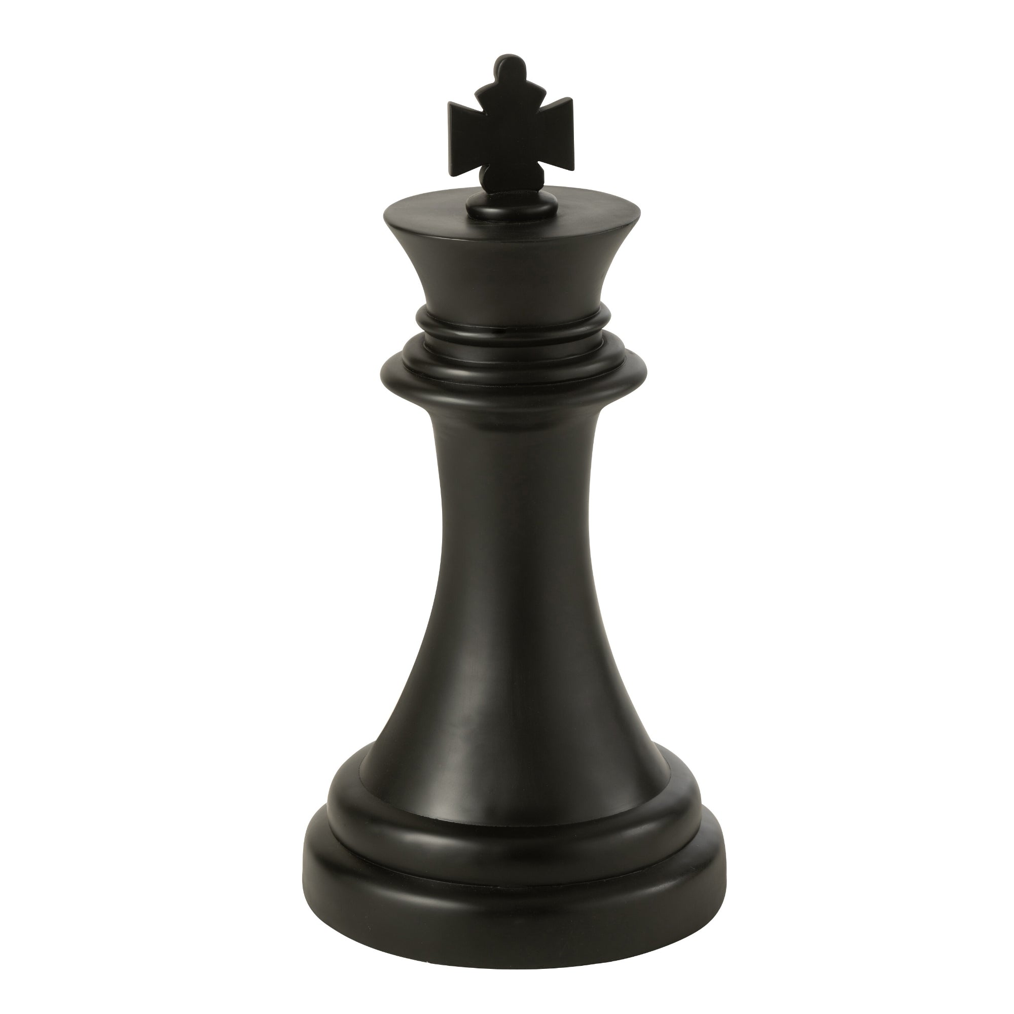 Groot Schaakstuk Koning Zwart J-Line