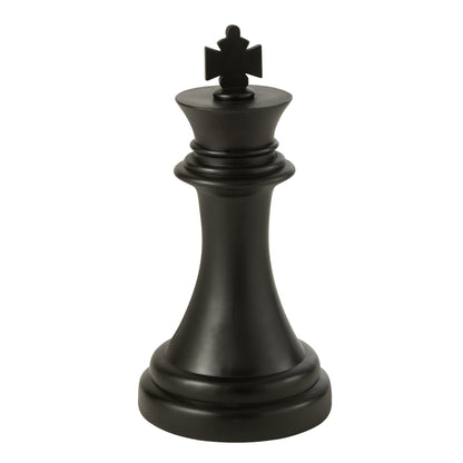 Groot Schaakstuk Koning Zwart J-Line