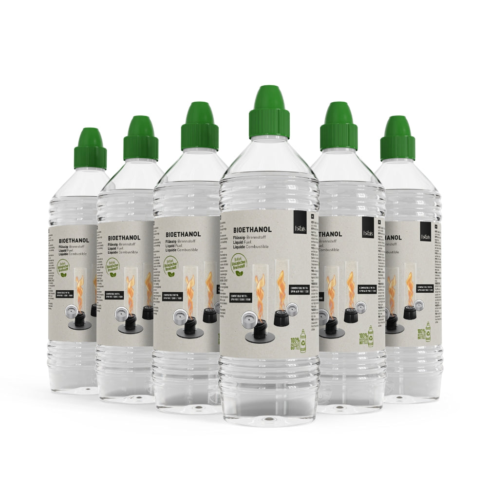 6-Pack Höfats Bioethanol Vloeibare Brandstof 1L fles