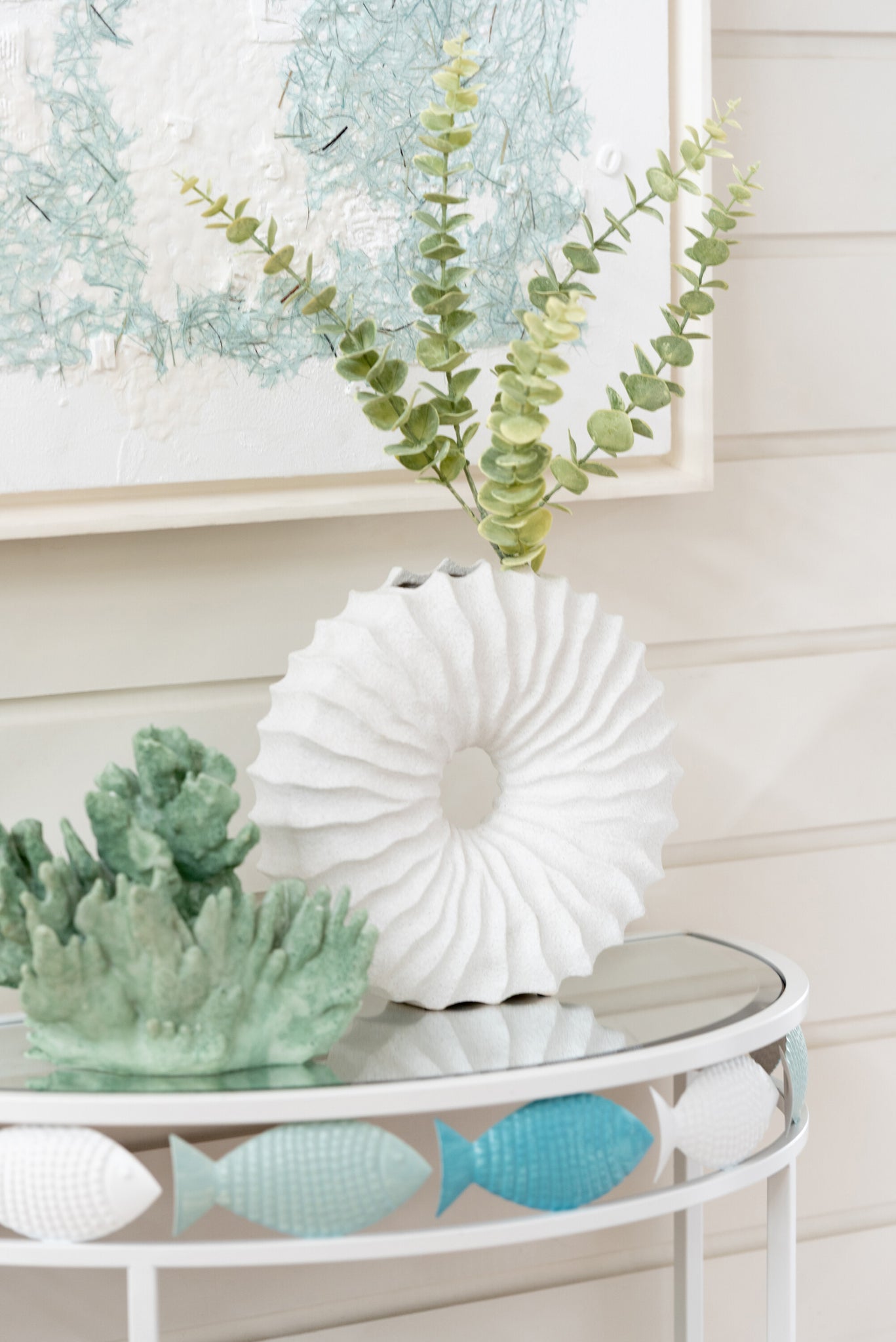 Vaas Keramiek Zandlook Wit Small J-Line