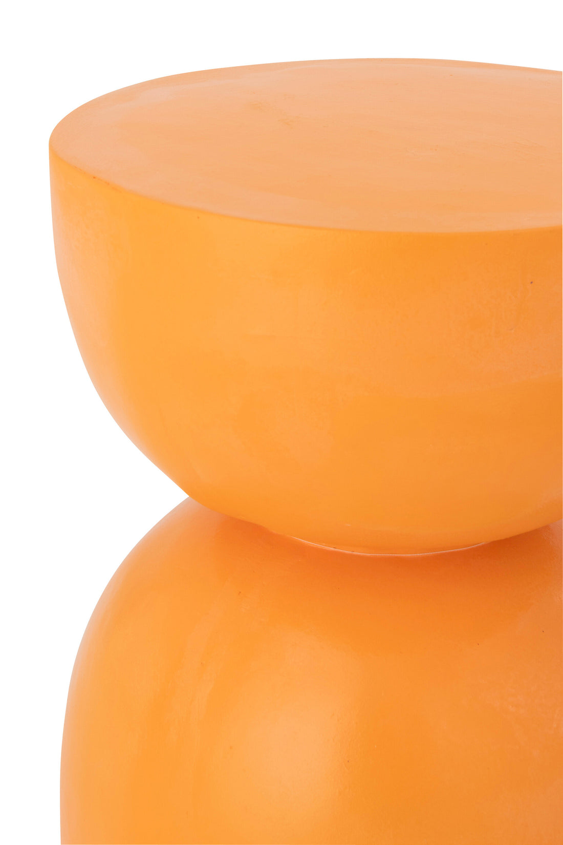 Bijzettafel Zandloper Magnesium Abrikoos J-Line