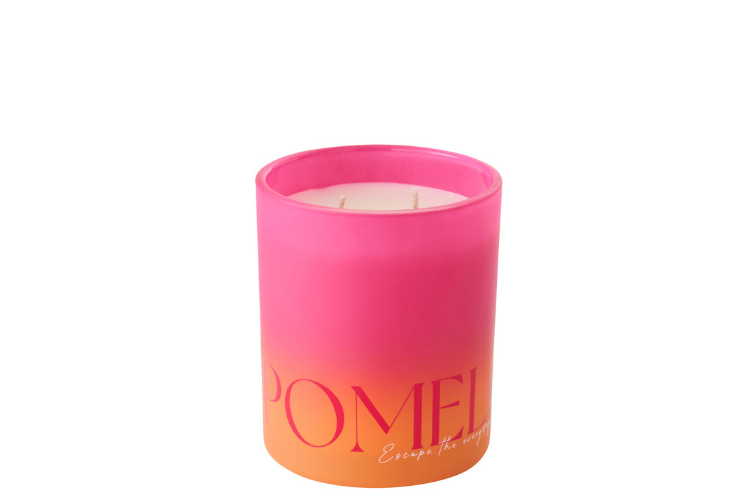 Geurkaars Oasis Oranje/Roze Large J-Line