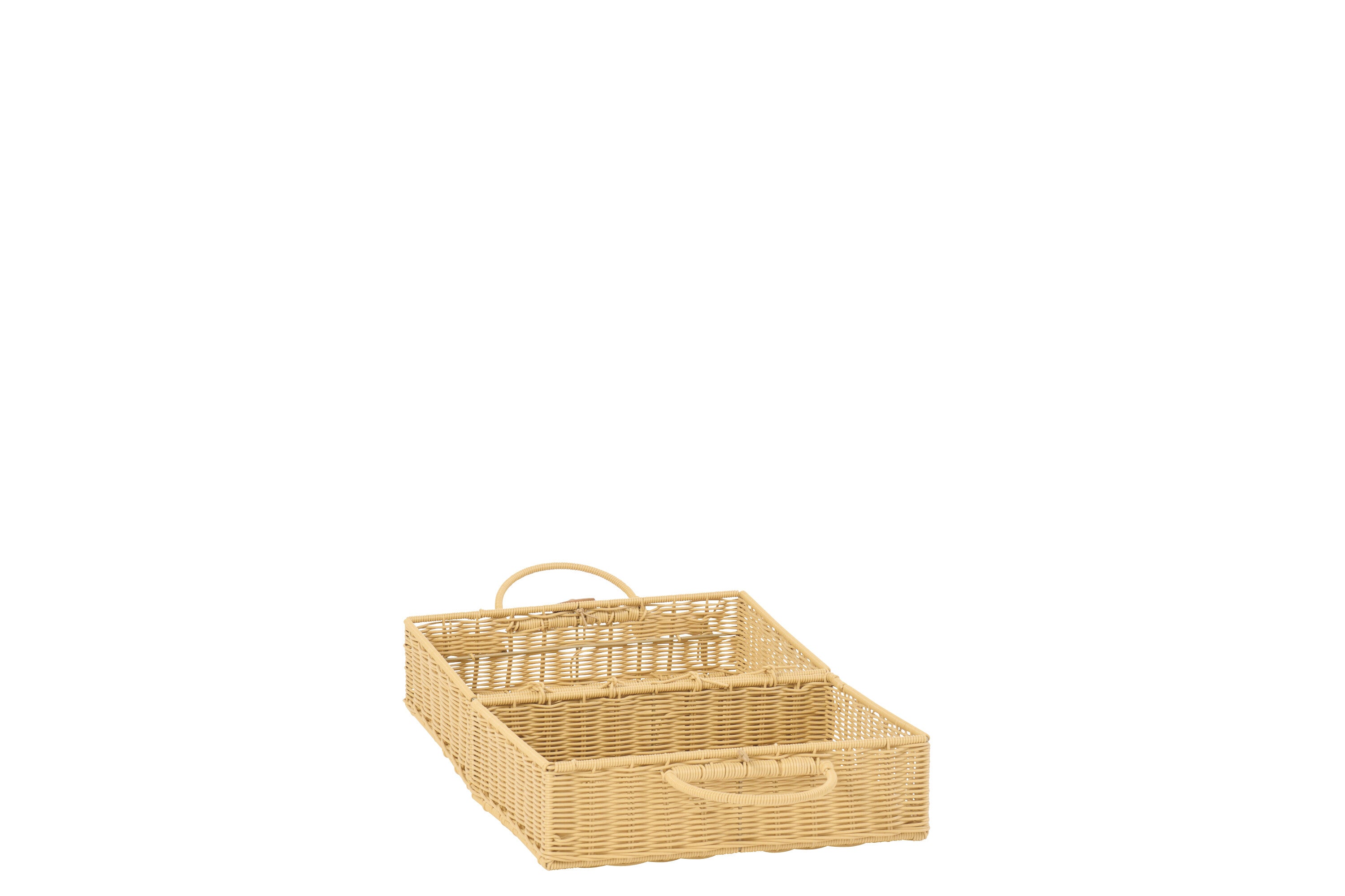Mand Koffer Kunststof Naturel Small J-Line