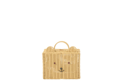 Mand Koffer Kunststof Naturel Small J-Line