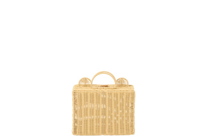 Mand Koffer Kunststof Naturel Small J-Line