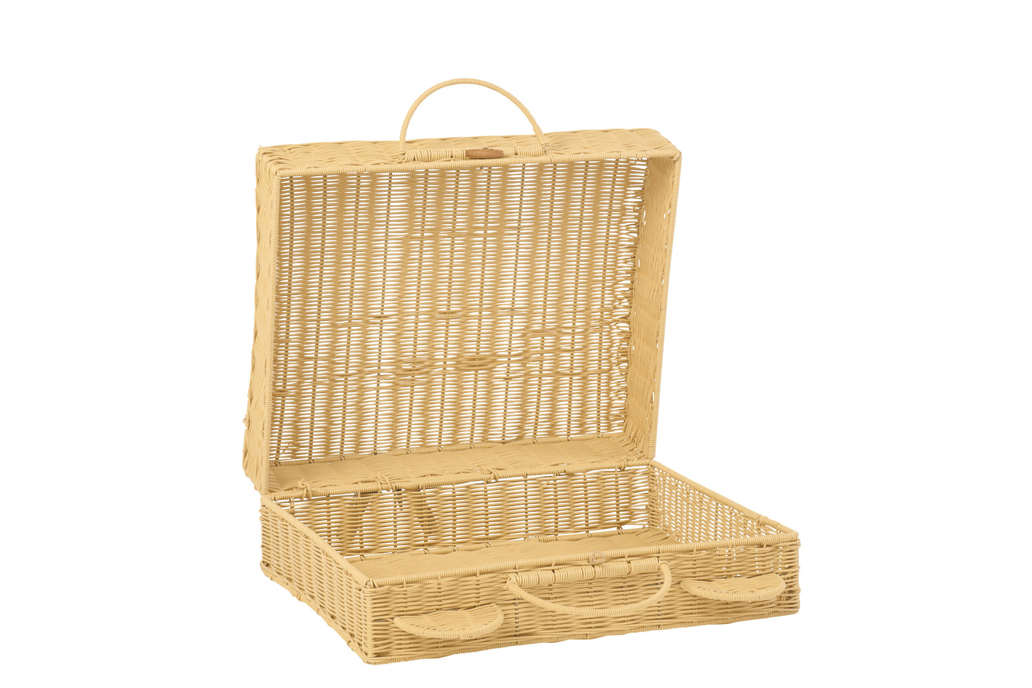 Mand Koffer Kunststof Naturel Large J-Line